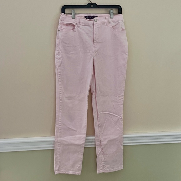 GLORIA VANDERBILT Pink Amanda Straight Leg Jeans 8 NWOT - Picture 3 of 12